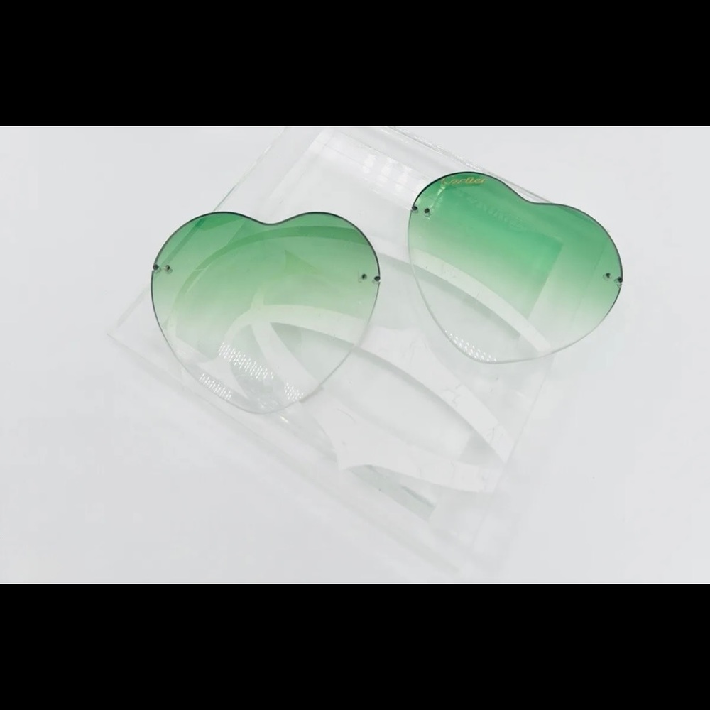 Authentic Custom Cartier Heart Shaped Lenses